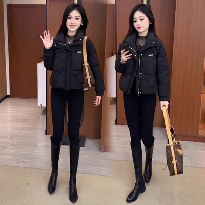 小个子时尚短款羽绒棉服女