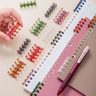 活页夹卡扣diy环扣大容量扣环夹装订成册透明书圈可拆卸环扣圈