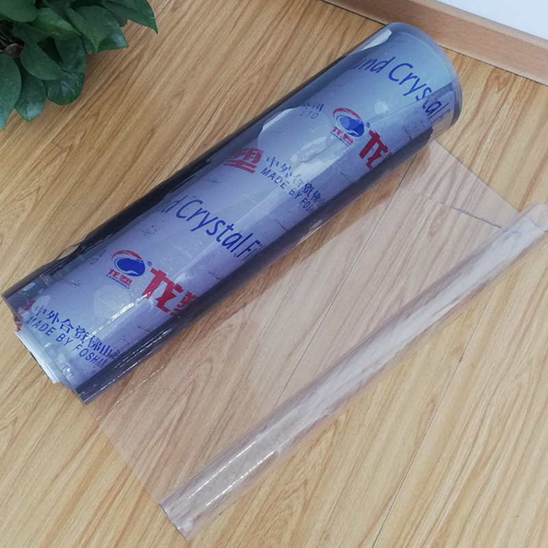 龙塑透明pvc软塑料玻璃桌垫防水防烫加厚水晶板整卷餐桌布胶皮子