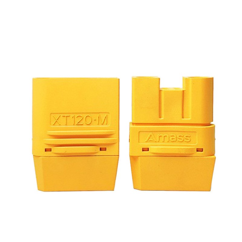艾迈斯XT120(2+2)公母对插连接器 60A大电流带信号针锂电池插头