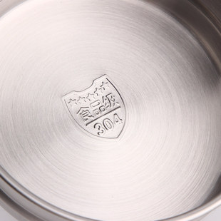 富尔兴加厚304不锈钢饭盒成人学生食堂打饭碗泡面大号快餐杯员工