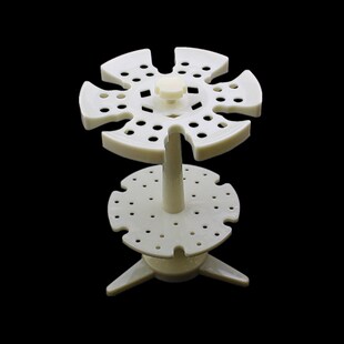 圆盘移液器架6支装 移液枪架 24孔移液管架 刻度吸管架 实验室旋