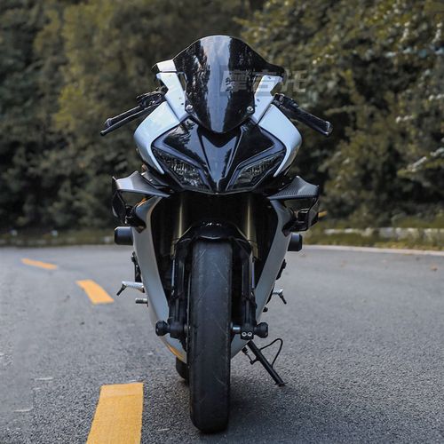 适用春风450SR/SRS改装定风翼 GP赛道侧翼 碳纤色竞技导流罩配件