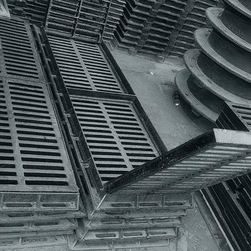 400X600球墨铸铁雨水口套篦子方形排水沟盖板下水道地沟井盖