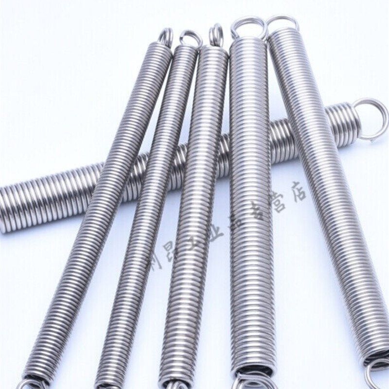 304不锈钢拉簧弹黄300长拉力拉v伸弹簧闭口拉簧0.3/0.9/1.00.3*3*