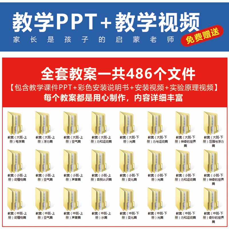 科学实验玩具整套幼儿园手工材料儿童科技小制作小发W明科学区教