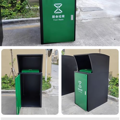 小区垃圾箱大号分类垃圾桶垃圾分类亭小区不锈钢大容量垃圾箱240L