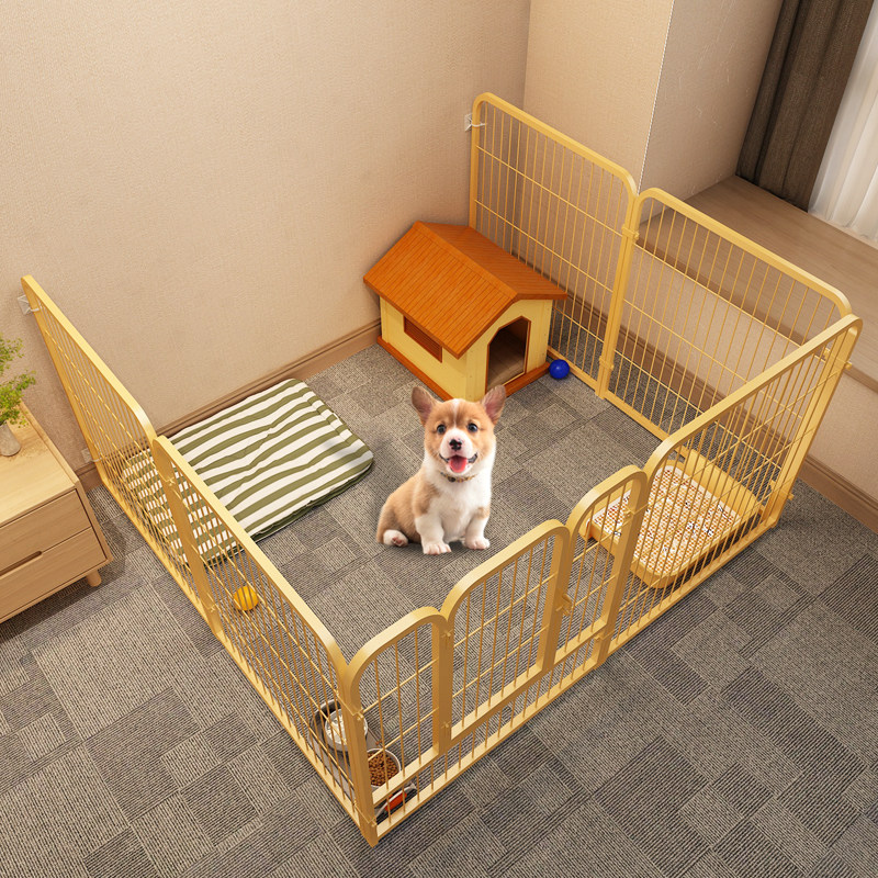 狗围栏宠物d栅栏大狗笼中型犬小型犬室内泰迪柯基一室一卫狗狗笼