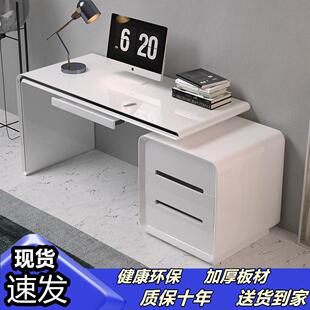 家用简易学生办公桌简约现代牙科烤漆办公书桌写字桌 电脑桌台式