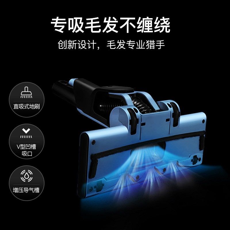 鲨客吸尘器毛发防缠绕大吸力手持白色款