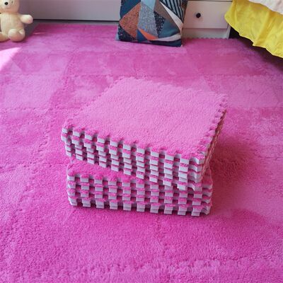 房间毛毛拼接地毯卧室oins风少女床边毯整铺阳台客厅垫子地垫家用