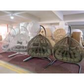 吊篮椅子室内秋千家用吊椅吊兰椅阳台吊床藤椅双人鸟巢户外摇篮椅