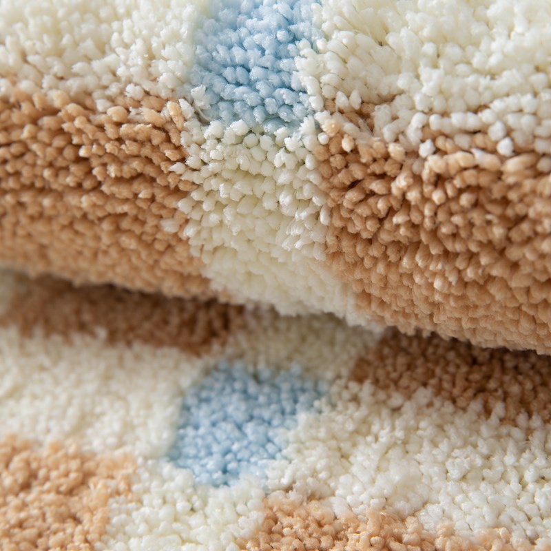 卧室床边毯韩式奶油风加厚毛绒地毯房间床边飘窗毯沙发毯吸水地垫