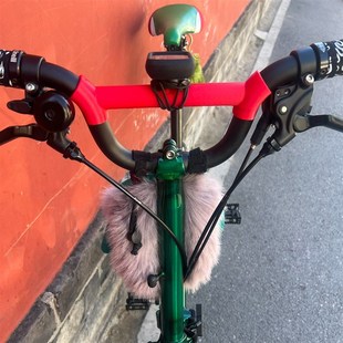 专用Brompton小布M把横杆车灯架手机支架码表横杆小布改装配件