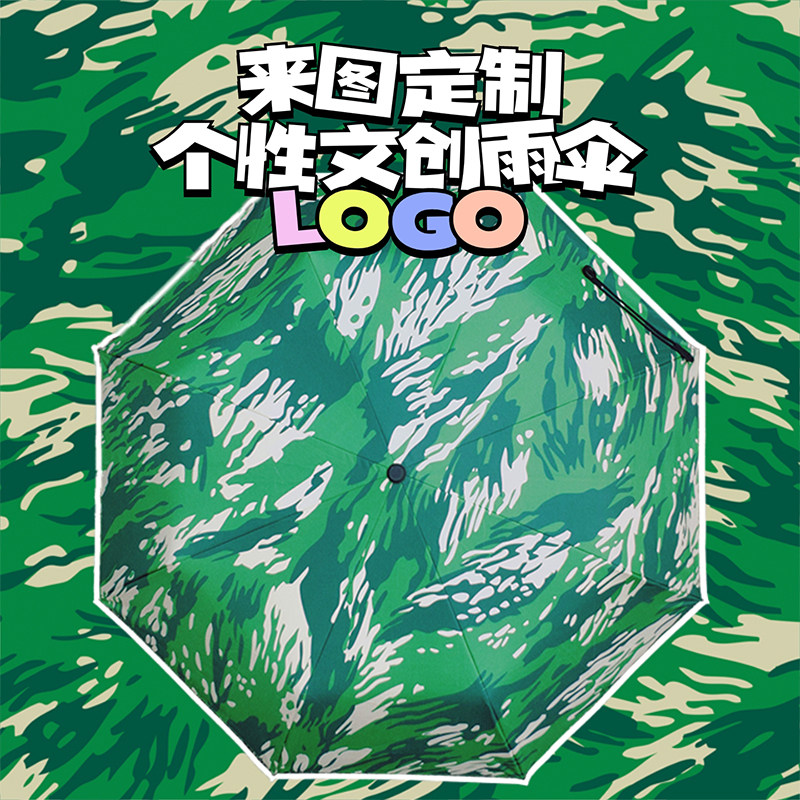 广告伞雨伞定制可印logo图案礼盒印字太阳礼品订做黑胶遮阳晴雨伞