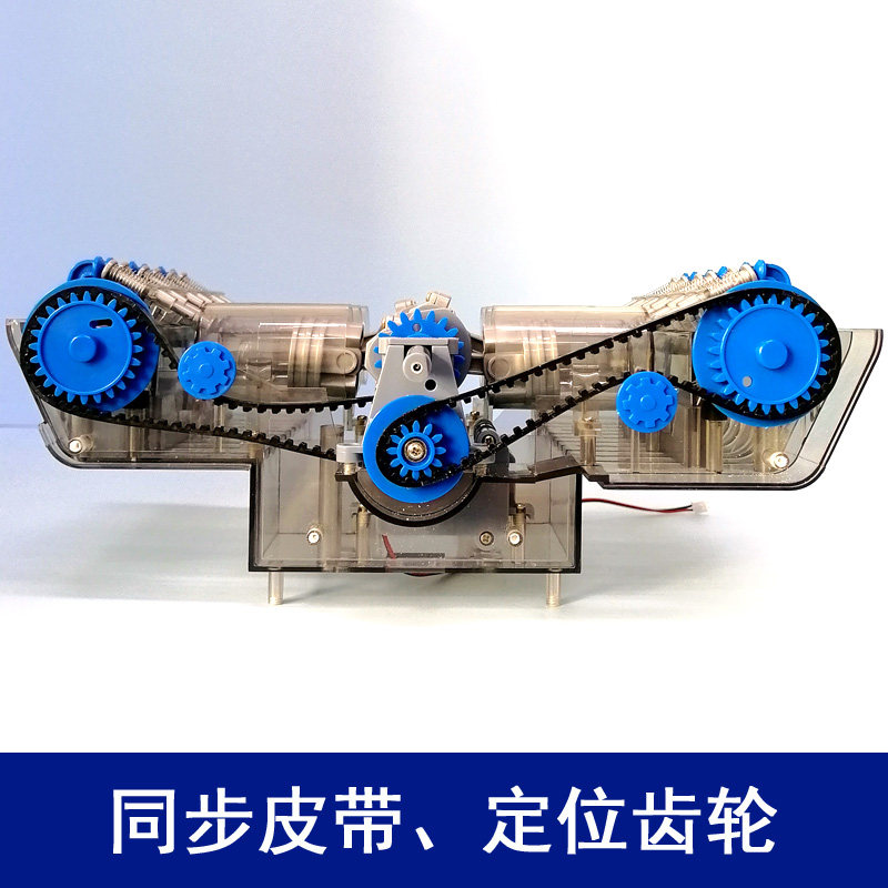 stem平行6缸F6引擎汽车发动机模型可发动diy拼装组装玩具男孩12岁