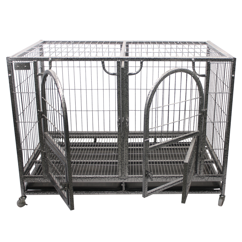 子母笼繁殖养殖笼大型犬小型犬笼125宠物狗笼子带隔断 可上下双层