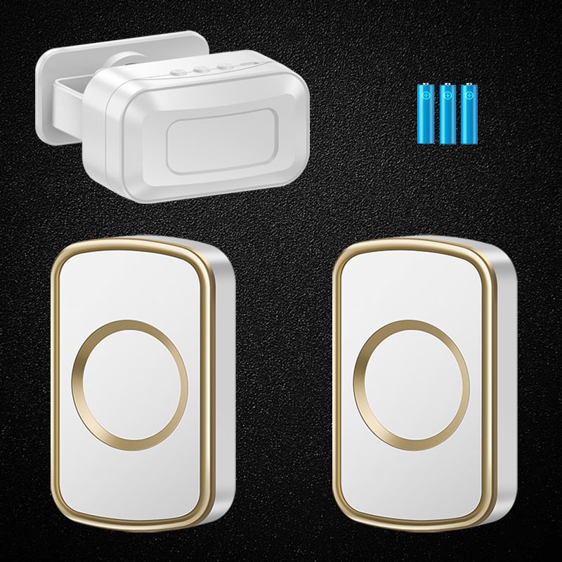 一拖二分体式欢迎光临感应器进门迎宾器门铃铛店铺开门叮咚