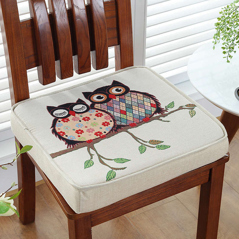 夏季加厚海绵椅子垫四季办公室学生增高坐垫子汽车座垫卡通餐椅