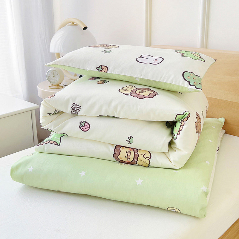 纯棉幼儿园被子三件套六件套儿童入园床品午睡专用宝宝被套被褥夏