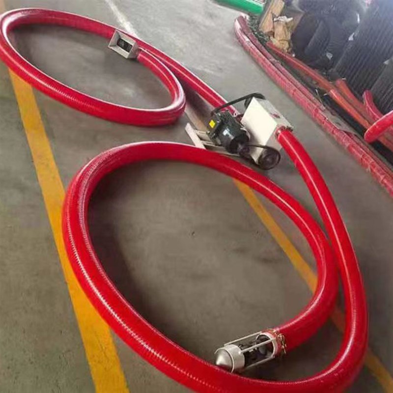 中驱吸粮机 工地螺旋式大管径提沙机 沙子水泥吸粉机软管上料机