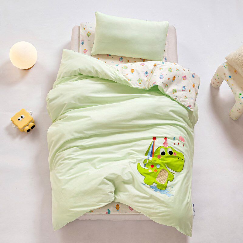 幼儿园被子三件套被褥六件套宝宝入园午睡婴儿床品纯棉被套春夏