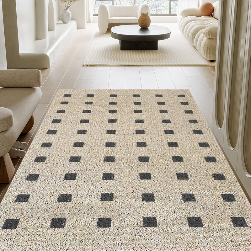 丝圈入户门地垫侘寂风门外进门换鞋地毯可裁剪高端大门口防滑脚垫