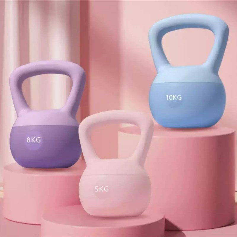 新疆发货壶铃女士健身家用练臀器提壶哑铃翘臀软壶铃深蹲力量训练
