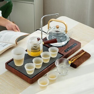 茶具套装全自动电陶炉煮茶器一体上水泡茶小型整套玻璃壶家用