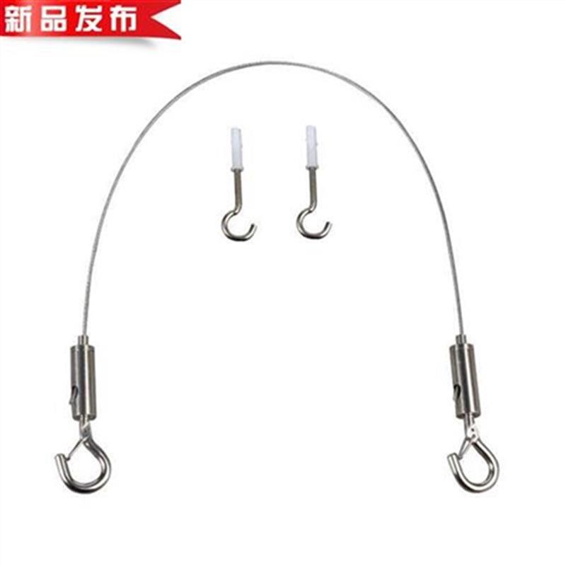 挂画器不锈钢新款钢丝挂挂画钩画绳画廊挂钩展T画Y绳挂画轨道