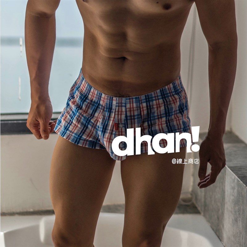 【Dhan线上商店】新款阿罗裤纯棉四角内裤条纹平角裤潮流个性宽松