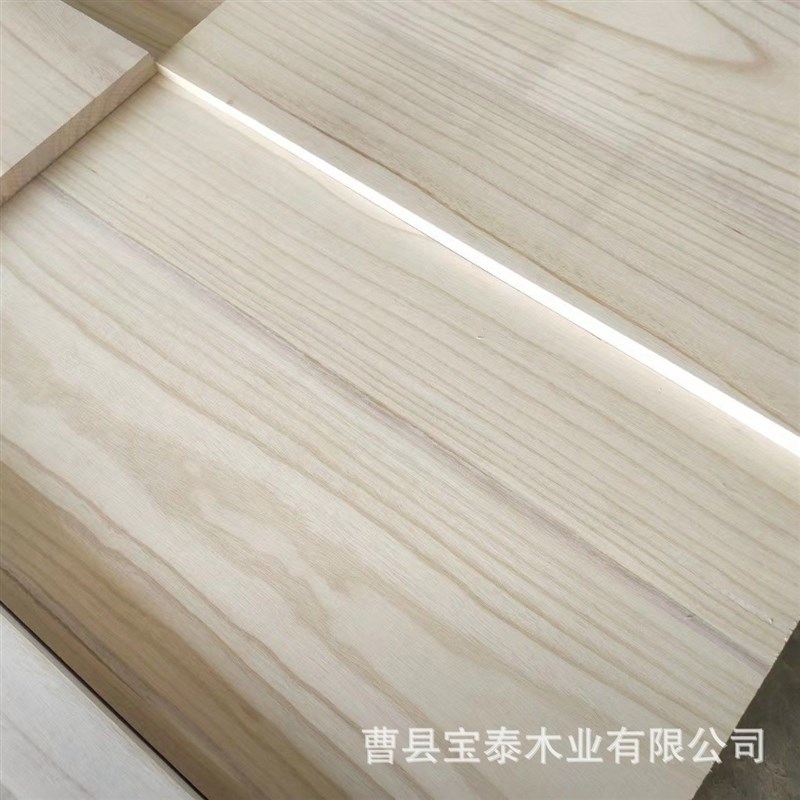 AA级桐木直拼板家装实木跆拳道板桐木条实木条木板片桐木拼板