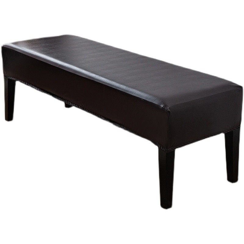 万能弹力PU皮革防水油污钢琴椅床尾长凳子套换鞋沙发凳椅防尘罩子