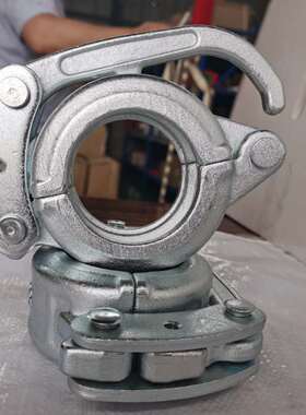 快速压把式管卡2寸抱箍锻造镀锌卡箍3寸盾M构机管卡抱箍湿喷机胶