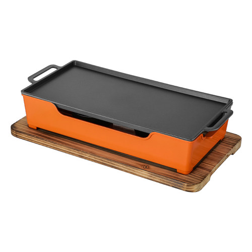 韩式烧烤保温炉商用不粘盘烧烤网红连锁店烧烤加热串炉酒精蜡烛