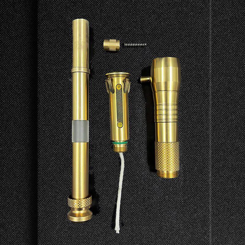 重型战壕手工机械火炬点火器个性煤油大火把传家宝火机长续航男