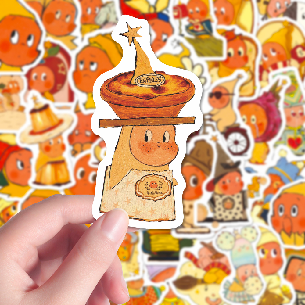 星星人贴纸可爱手绘卡通治愈系