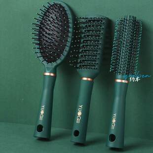 按摩梳排骨梳梭头发的梭子按摩神器家用滚梳多功能蓬松
