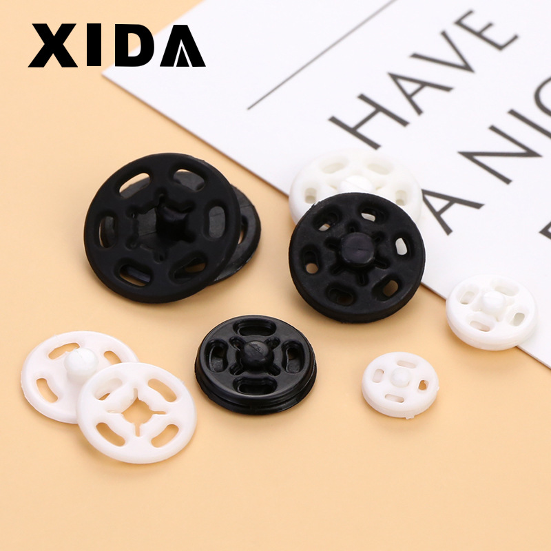 厂家供应7MM-25MM塑料按扣手缝圆形双合扣衬衫雪纺儿童服饰子母扣