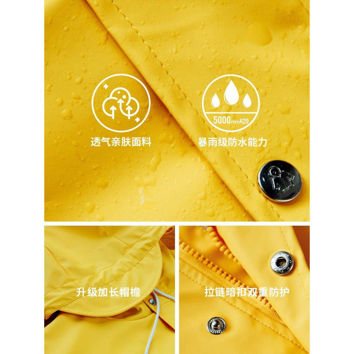 BK9K雨衣女士长款电动车全身时尚自行车骑行徒步成人套装雨披