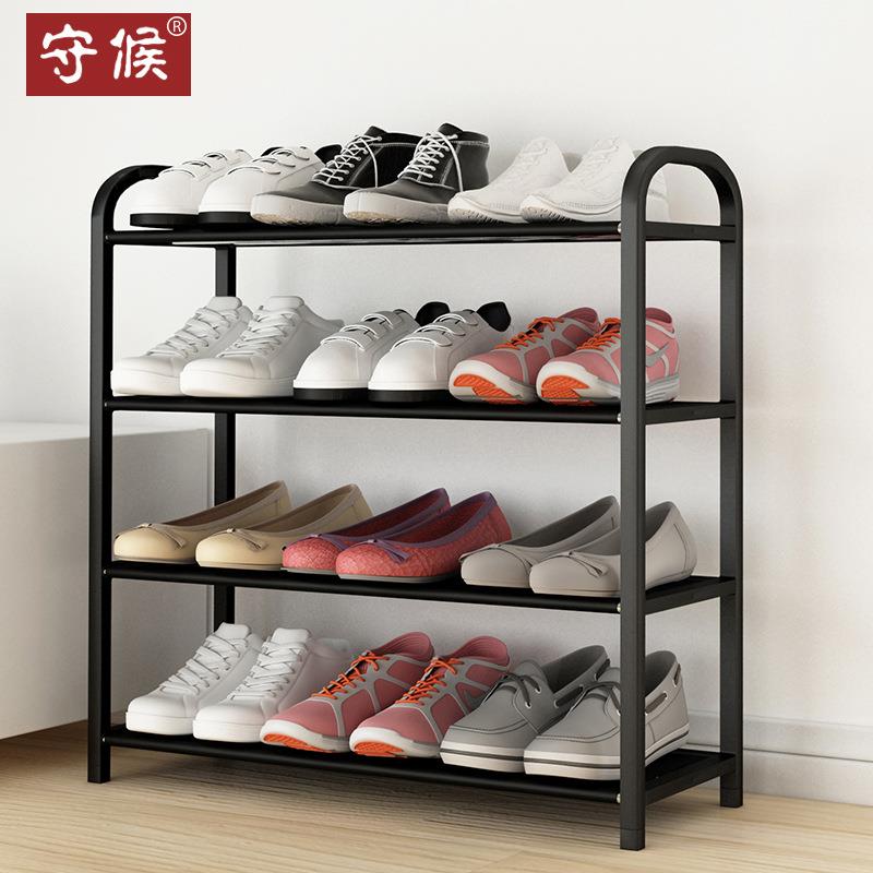 守候 简易多层鞋架家用经济型宿舍门口防尘收纳鞋柜组装小鞋架子
