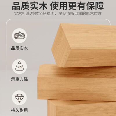 实木洞洞板配件通用置物架挂钩火柴棍圆孔木棒层板隔板木质