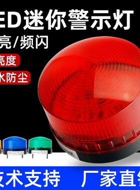 5061频闪警示灯3071小型迷你LED声光报警器闪烁信号灯12V24V220V