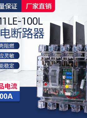 透明壳CM1LE-100A160A 200A 225A 250A 400A 630A 4300漏电断路器