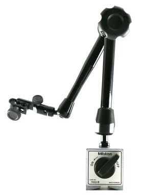 日本三丰万向磁性表座7032B 7033B百分表磁力底座7010S 7011S支架