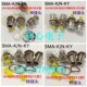 KKY射频连接器N母头转SMA母头转换头 KKY高频转接头SMA SMA