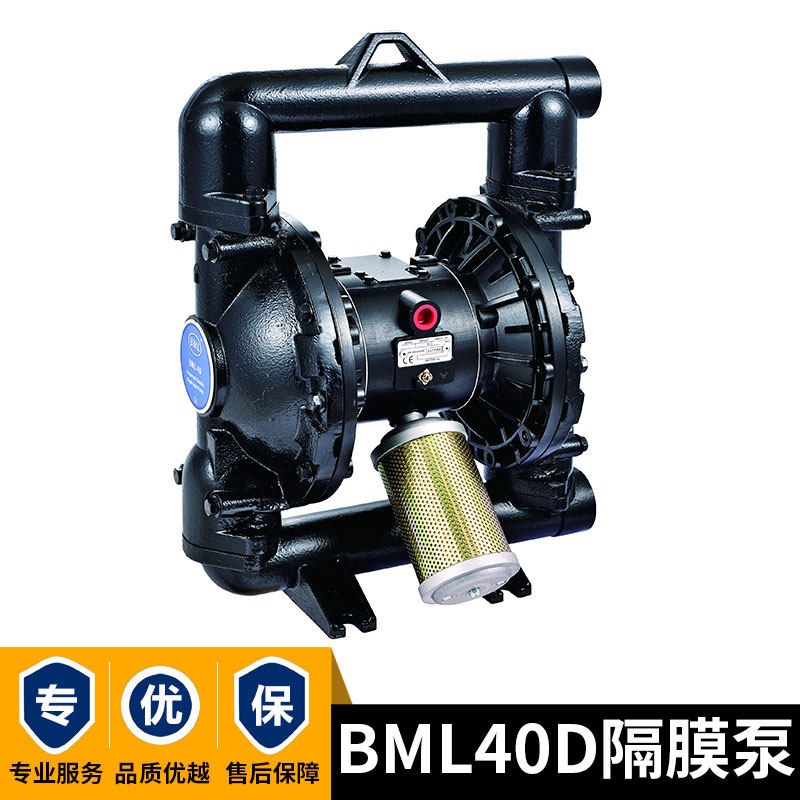 BML-40D气动双隔膜泵泥浆乳胶陶瓷输送液气动双项泵橡胶工业泵