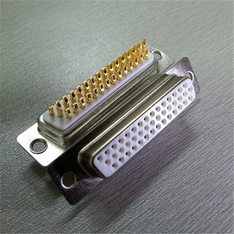 车针DSUB44pin连接器 HDB44焊线母头 促销接插件环保镀金3U母插头