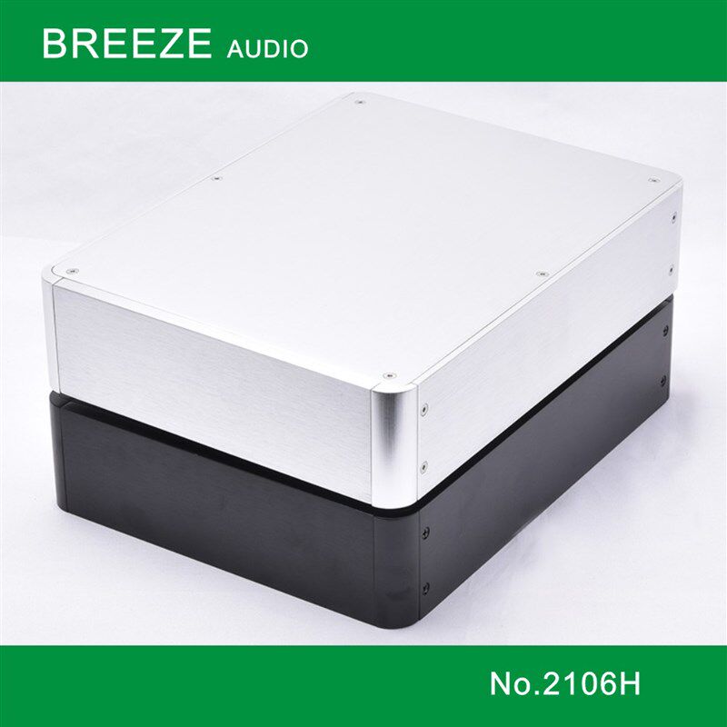 【清风工作室】全铝圆角机箱2106H 全铝前级/DAC/耳放机箱