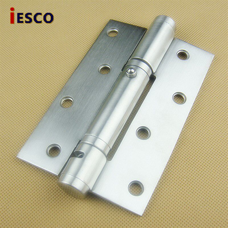 不锈钢隐形门合页 定位自动闭门合页 自关铰链 阻尼合页 4寸